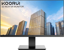 Buy KooRui,KOORUI 22 Inch Business Computer Monitor, FHD 1080p 75hz Desktop Monitor, Ultra Thin Eye Care Bezel HDMI VGA Ports LED Monitor for PC, Black - Gadcet.com | UK | London | Scotland | Wales| Ireland | Near Me | Cheap | Pay In 3 | Computer Monitors