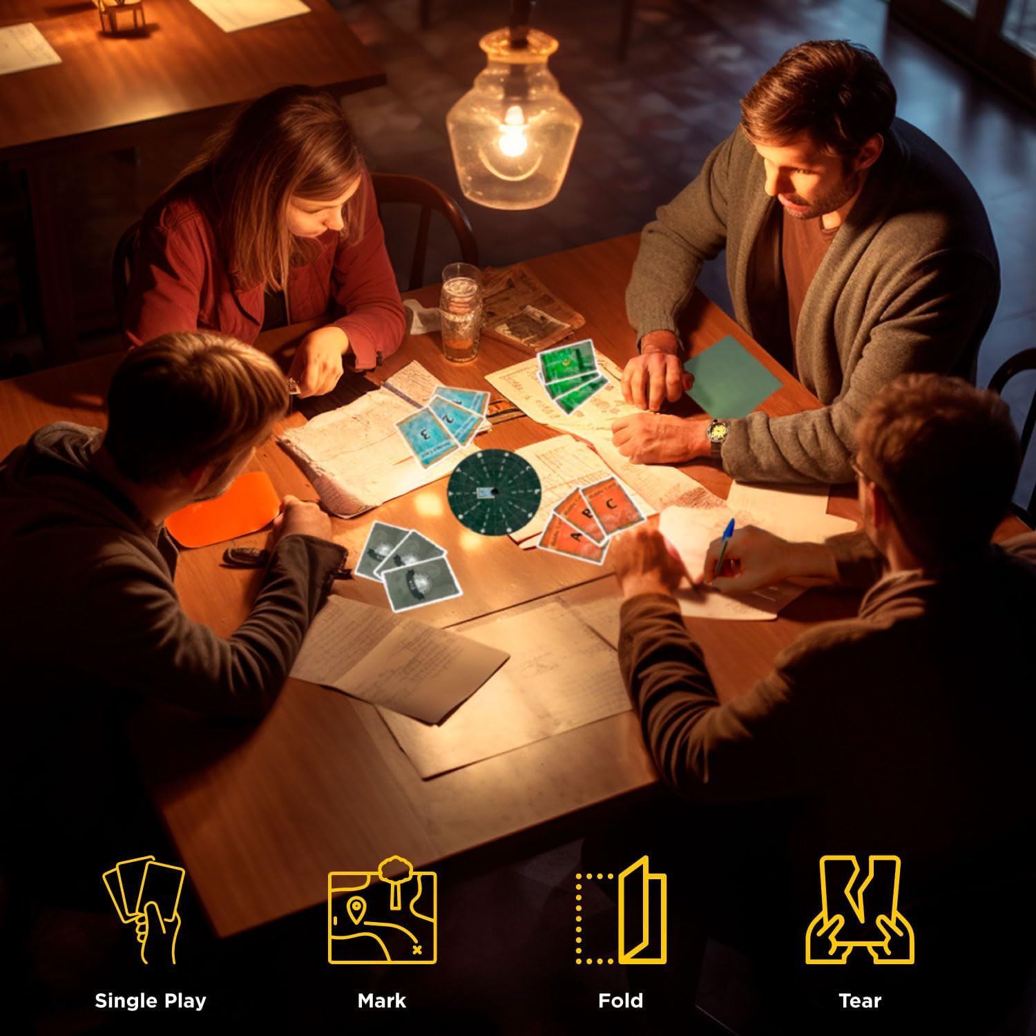 Buy EXIT,Thames & Kosmos EXIT: The Haunted Roller Coaster – Escape Room Game, Level 2/5, Ages 10+, 1–4 Players (697907) - Gadcet UK | UK | London | Scotland | Wales| Near Me | Cheap | Pay In 3 | Toys & Games