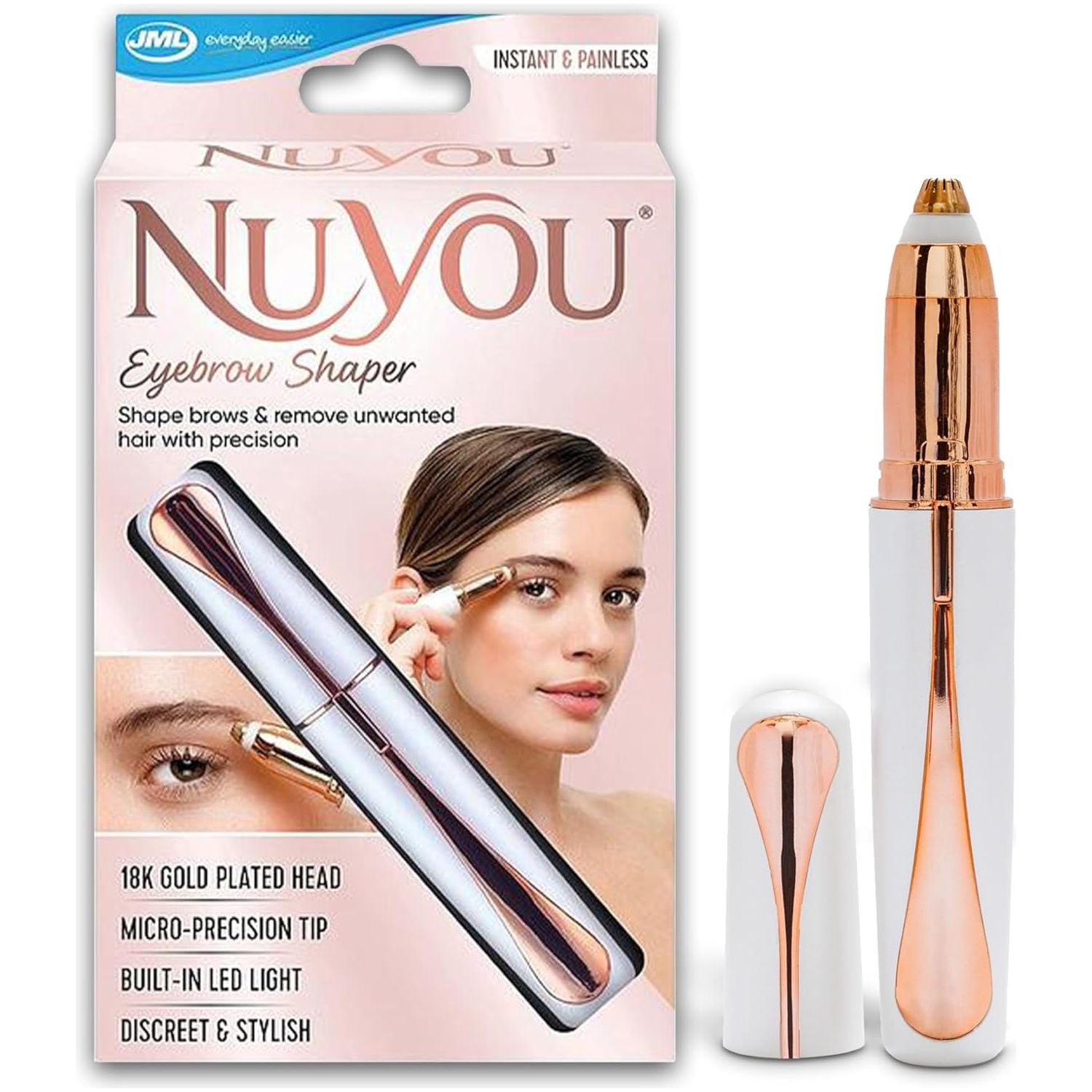 Buy Cashify Tech Ltd,JML Nu You Cordless Eyebrow Trimmer - Gadcet UK | UK | London | Scotland | Wales| Near Me | Cheap | Pay In 3 | Trimmers