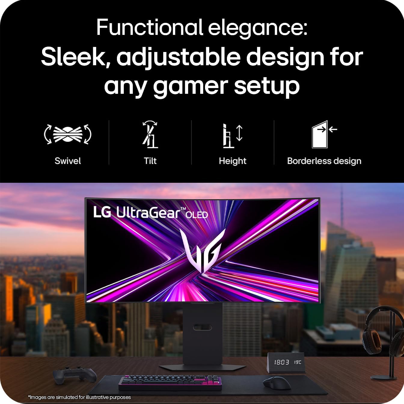 Buy Ecat Tech Ltd,LG 34" UltraGear 34GX900A-B WQHD 240Hz FreeSync Premium Pro Curved OLED Gaming Monitor - Gadcet UK | UK | London | Scotland | Wales| Near Me | Cheap | Pay In 3 | Computer Monitors