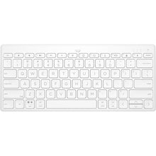 Buy HP,HP 350 Compact Bluetooth Keyboard, White, Connect up to 3 Devices via Bluetooth 5.2, Multi-OS, with SMART Shortcuts, Dictation and Emoji Keys, Recycled Materials - Gadcet UK | UK | London | Scotland | Wales| Near Me | Cheap | Pay In 3 | Keyboard