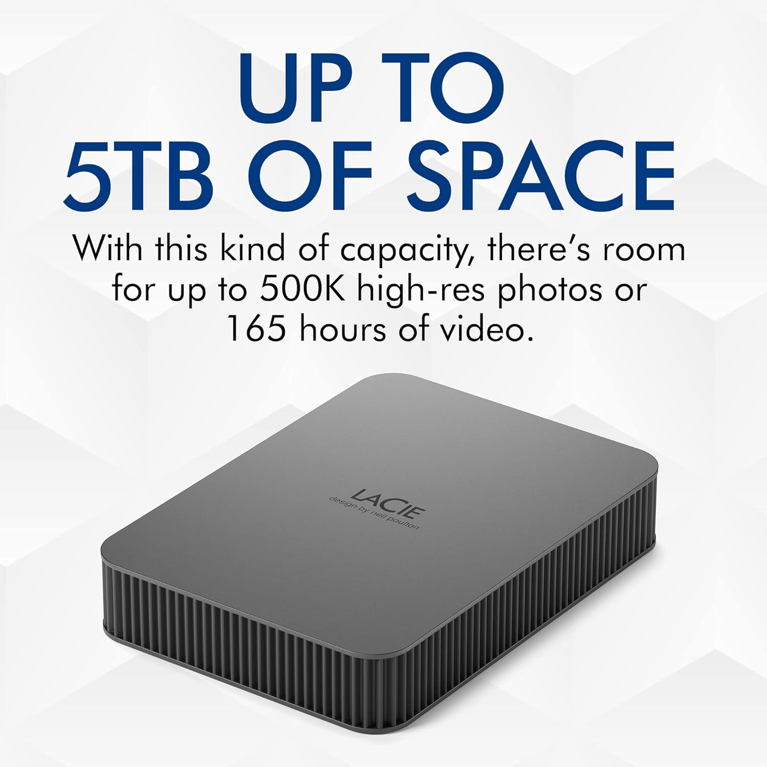 Buy LaCie,LaCie Mobile Drive 5TB Portable External Hard Drive for Mac & PC, Space Grey, with Data Rescue Service (STLR5000400) - Gadcet UK | UK | London | Scotland | Wales| Near Me | Cheap | Pay In 3 | External Hard drives