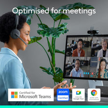 Logitech Brio 4K Webcam for Business – Windows Hello, Auto-Light Correction, Noise-Cancelling, Graphite