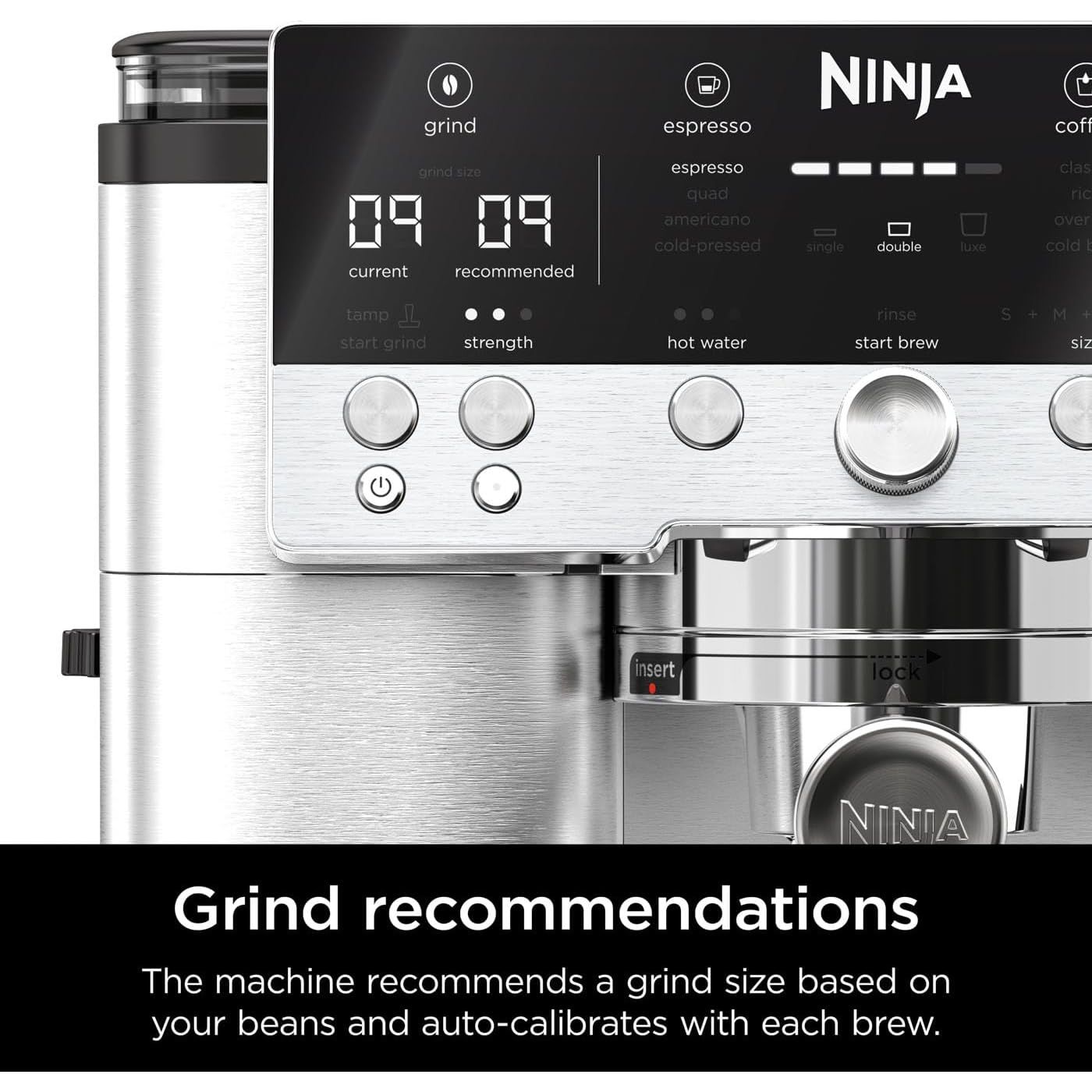Buy Ninja,Ninja Luxe Premier 3-in-1 Coffee Machine – Latte, Cappuccino, Cold Brew & Espresso Maker, Built-In Bean Grinder, Milk Frother, 4 Automated Froth Presets – Silver (ES601UK) - Gadcet UK | UK | London | Scotland | Wales| Near Me | Cheap | Pay In 3 | Coffee Makers & Espresso Machines