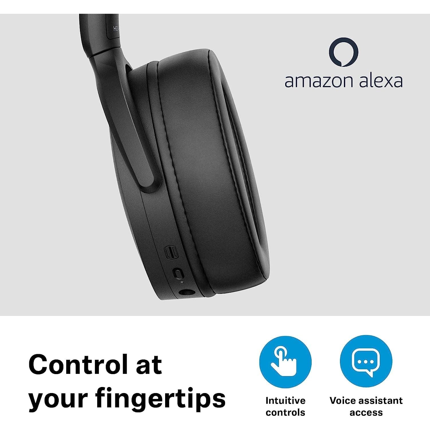 Buy Sennheiser,Sennheiser HD 450SE Over Ear Noise Cancelling Alexa Enabled Wireless Headphones - Black - Gadcet.com | UK | London | Scotland | Wales| Ireland | Near Me | Cheap | Pay In 3 | Headphones
