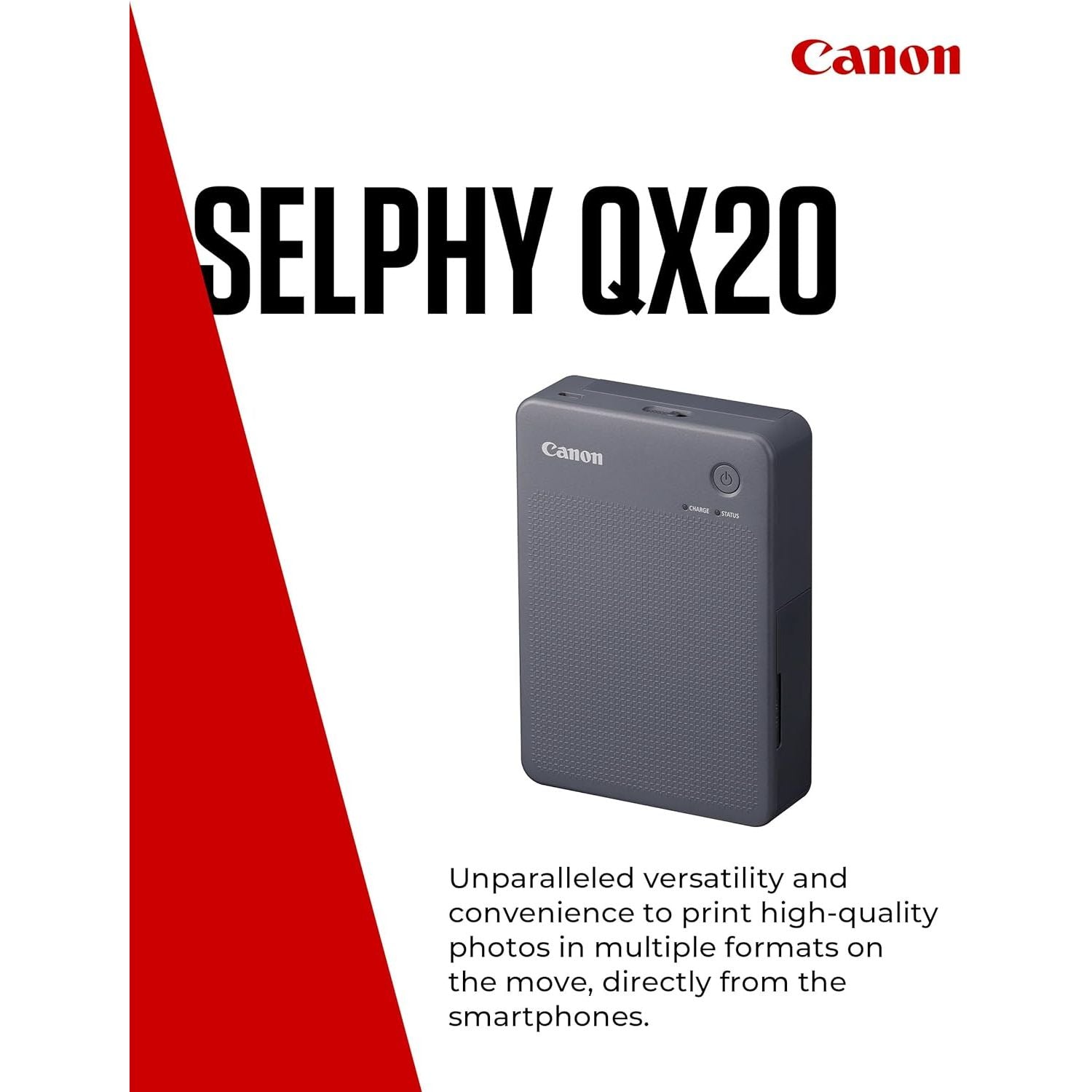 Buy Canon,Canon SELPHY QX20 Portable Photo Printer – Black (Without Ink/Paper) - Gadcet UK | UK | London | Scotland | Wales| Near Me | Cheap | Pay In 3 | Printers, Copiers & Fax Machines