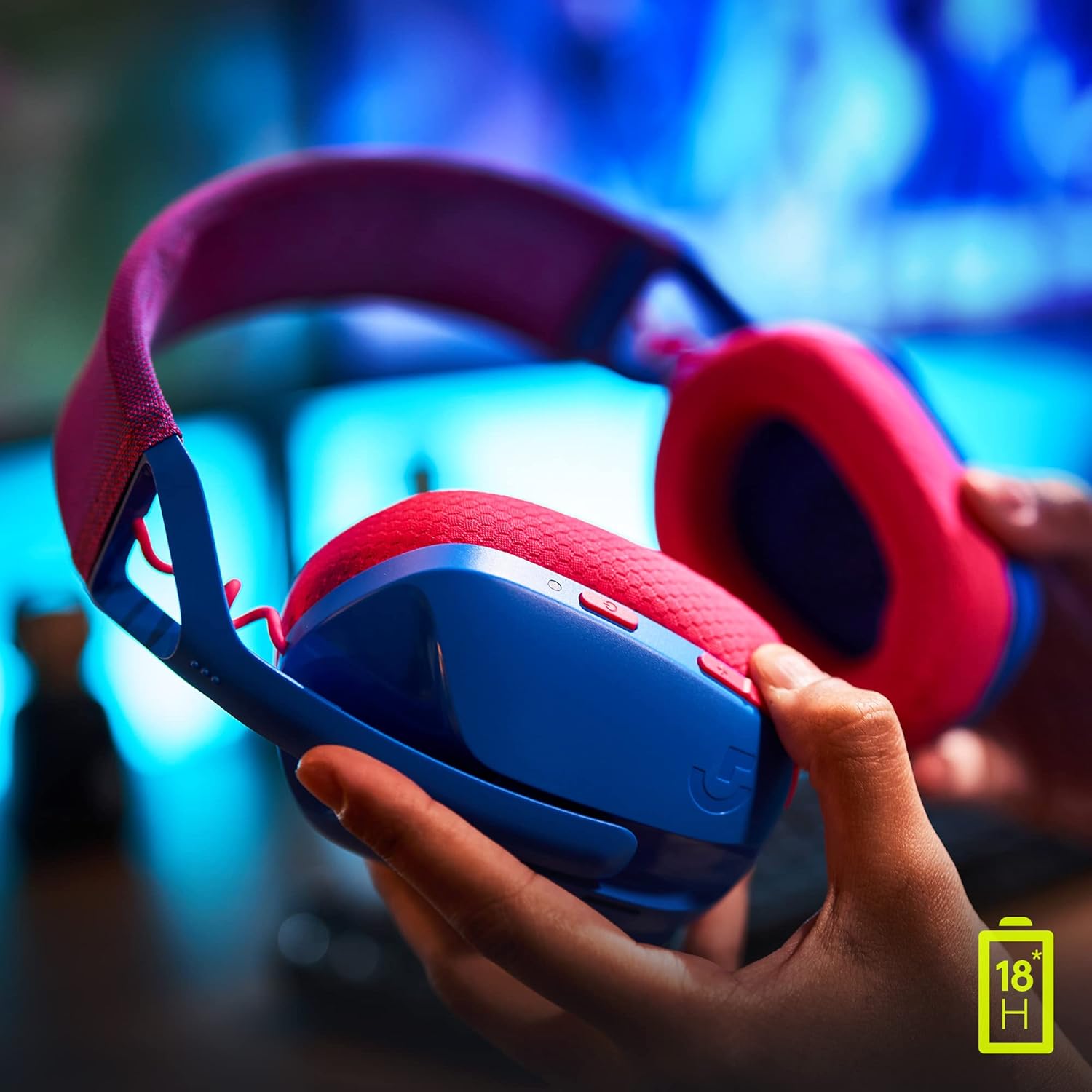 Buy Logitech,Logitech G435 Wireless Gaming Headset, Ultra-Lightweight 165g, 18h Battery, Built-in Mics, Dolby Atmos - PC, PS4, PS5, Switch - Gadcet UK | UK | London | Scotland | Wales| Near Me | Cheap | Pay In 3 | Headphones & Headsets