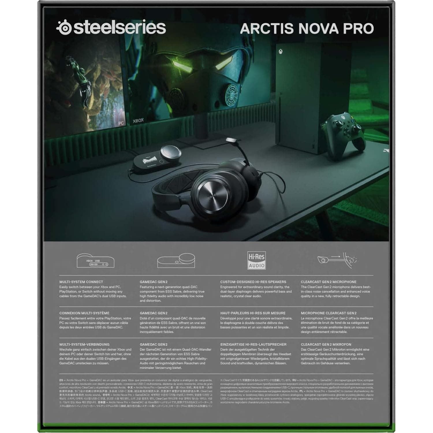 Buy SteelSeries,SteelSeries Arctis Nova Pro Wireless X 7.1 Wired Gaming Headset - Black - Gadcet UK | UK | London | Scotland | Wales| Ireland | Near Me | Cheap | Pay In 3 | Headphones & Headsets