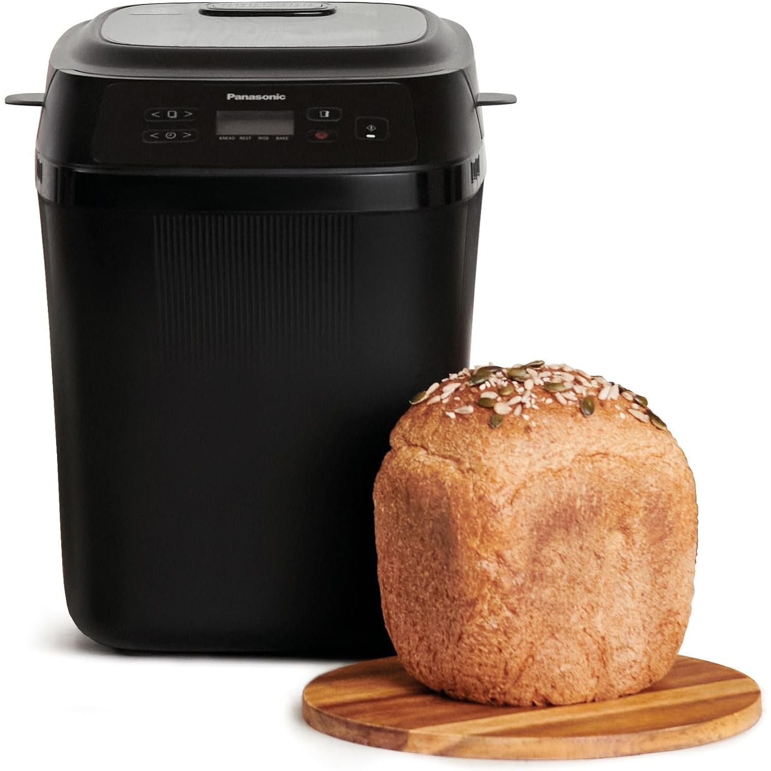 Buy Panasonic,Panasonic SD-PN100 Automatic Mini Bread Maker – Compact Design, 18 Programmes, Gluten-Free Options, Black - Gadcet UK | UK | London | Scotland | Wales| Near Me | Cheap | Pay In 3 | Breadmakers
