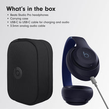 Beats Studio Pro Wireless Headphones – Noise Cancelling, Spatial Audio, USB-C, 40H Battery, Apple & Android Compatible, Navy