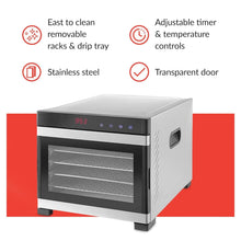 Buy SousVideTools,SousVideTools Hendi 6-Tray Stainless Steel Food Dehydrator with Touch Panel, Timer & Thermostat Control for Fruit, Meat, and Vegetables - Gadcet UK | UK | London | Scotland | Wales| Near Me | Cheap | Pay In 3 | Kitchen Appliances