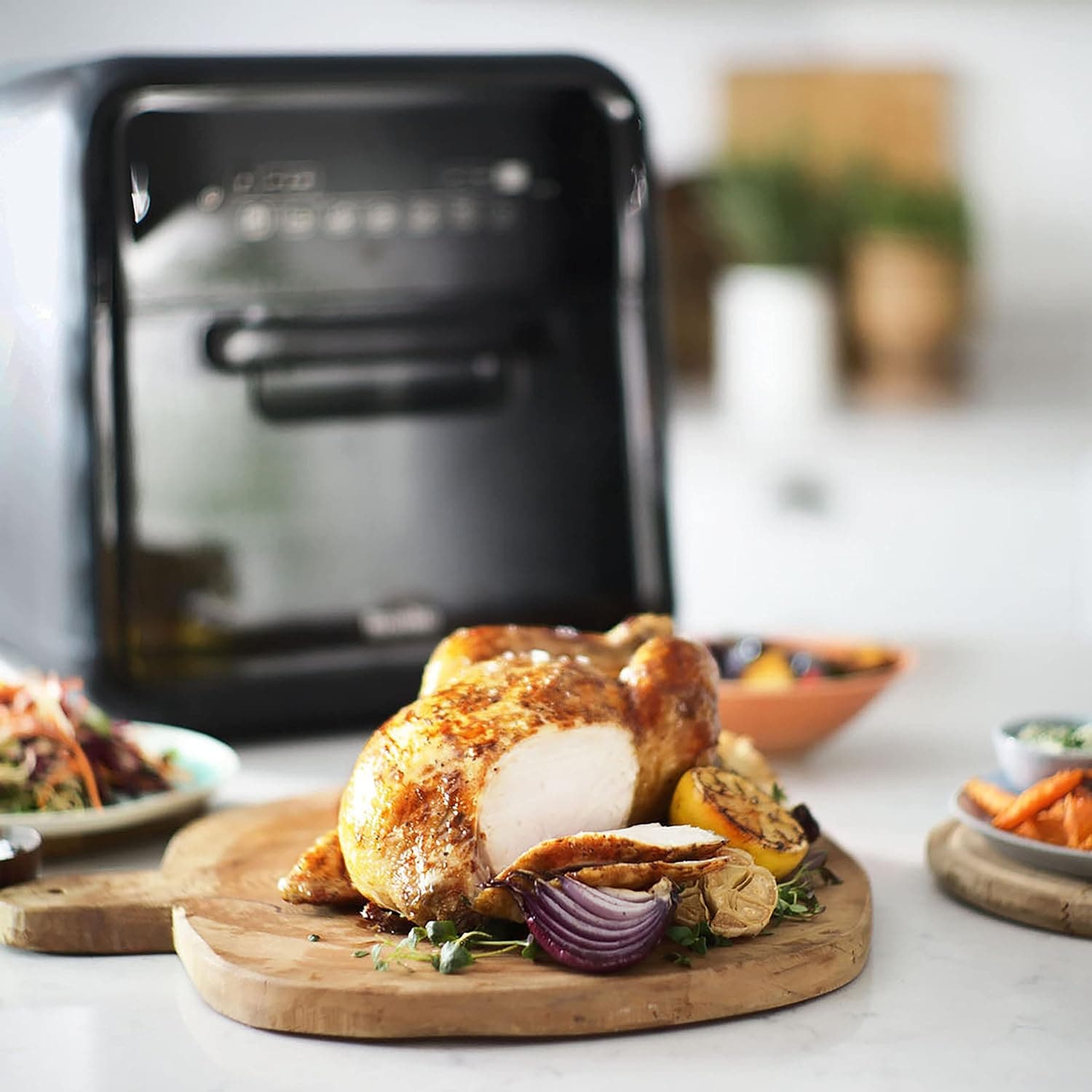 Buy BREVILLE,Breville Halo Rotisserie Air Fryer | Digital Extra Large Air Fryer Oven | 10 L | Fry, Bake & Dehydrate | 2000 W | Energy Efficient | Black and Grey - Gadcet UK | UK | London | Scotland | Wales| Near Me | Cheap | Pay In 3 | AIR FRYER / GRILL