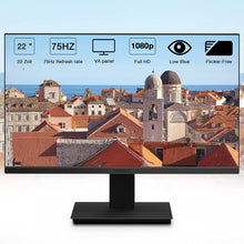 Buy KooRui,KOORUI 22 Inch Business Computer Monitor, FHD 1080p 75hz Desktop Monitor, Ultra Thin Eye Care Bezel HDMI VGA Ports LED Monitor for PC, Black - Gadcet.com | UK | London | Scotland | Wales| Ireland | Near Me | Cheap | Pay In 3 | Computer Monitors