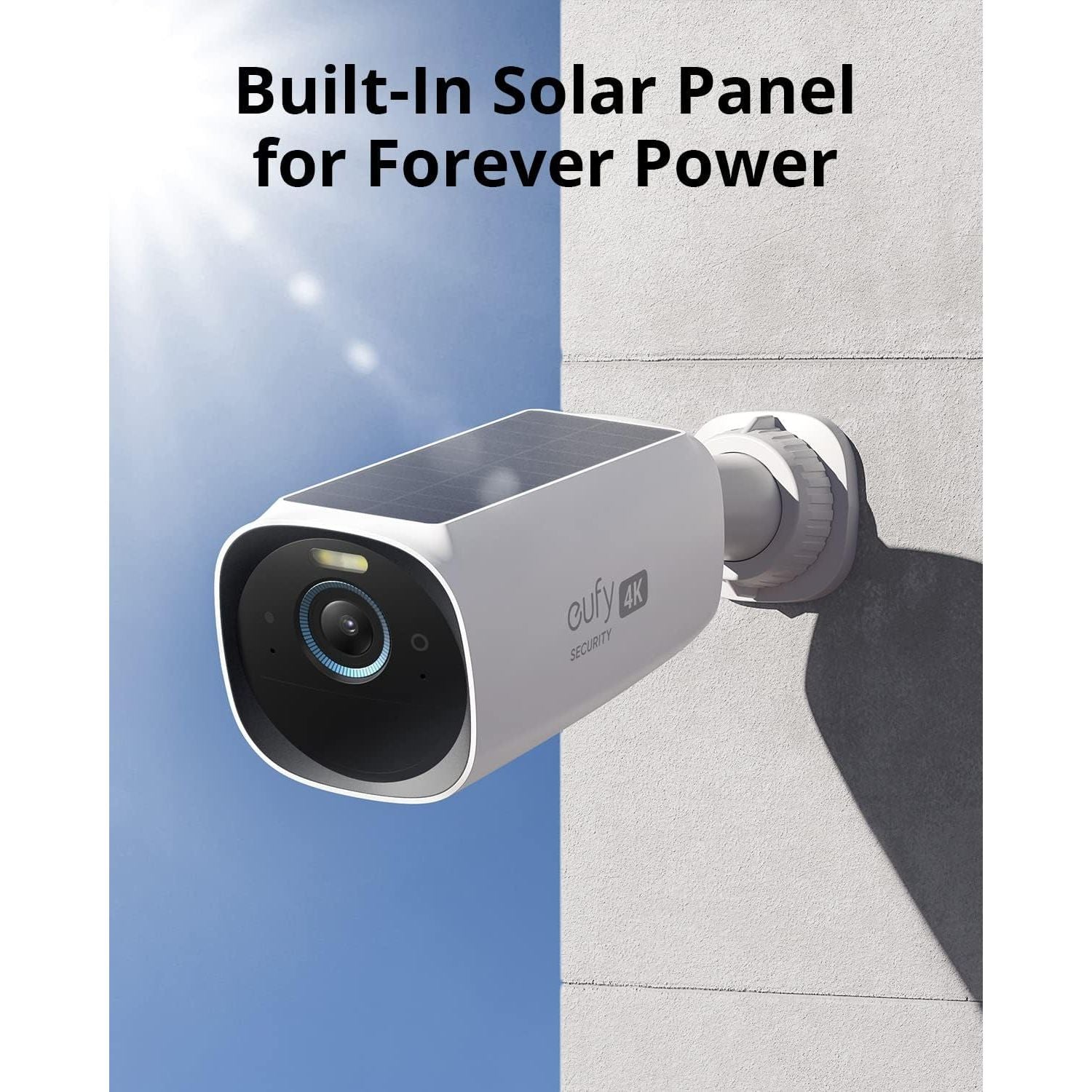 Buy Eufy,Eufy Security EufyCam 3 Add-On 4K Wireless Outdoor Camera with Solar Panel, AI Face Recognition, Spotlight & Expandable Storage – No Monthly Fee - Gadcet UK | UK | London | Scotland | Wales| Near Me | Cheap | Pay In 3 | Surveillance Cameras