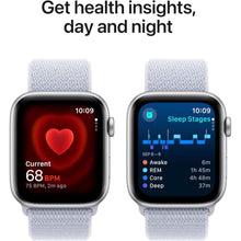 Apple Watch SE (2nd Gen) GPS 44mm – Silver Aluminium Case with Blue Cloud Sport Loop