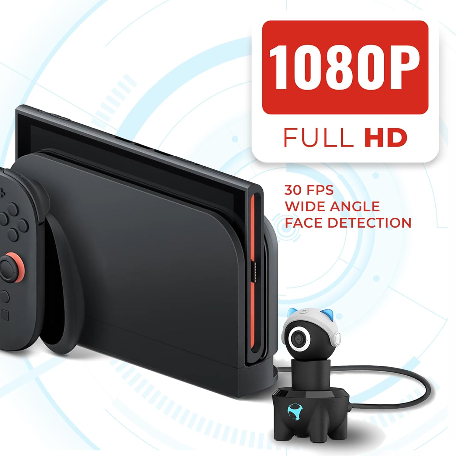 Buy Subsonic,Subsonic PlayCam 1080 – Full HD 1080p Camera for Nintendo Switch 2 (Blue) - Gadcet UK | UK | London | Scotland | Wales| Near Me | Cheap | Pay In 3 | Webcams