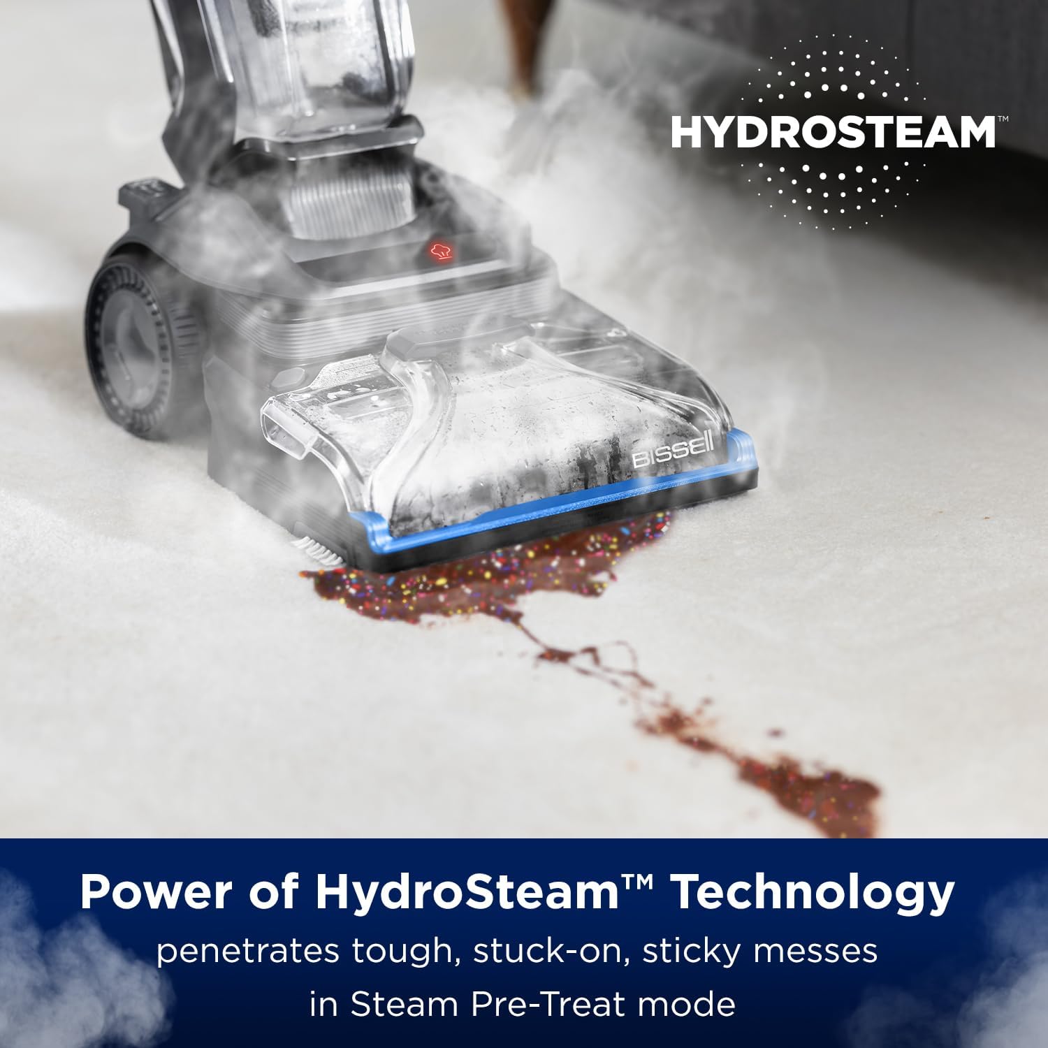 Buy BISSELL,BISSELL Revolution HydroSteam Carpet Cleaner (3670E) – Steam & Stain Removal, 3.7L Tank, 30-Min Dry Time, Upholstery Cleaner - Gadcet UK | UK | London | Scotland | Wales| Near Me | Cheap | Pay In 3 | Upright Carpet Steamers