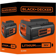Buy BLACK+DECKER,BLACK+DECKER 36V 2.0Ah Lithium-Ion Compact Rechargeable Battery - BBL20362 - Gadcet UK | UK | London | Scotland | Wales| Near Me | Cheap | Pay In 3 | Power Tool Batteries