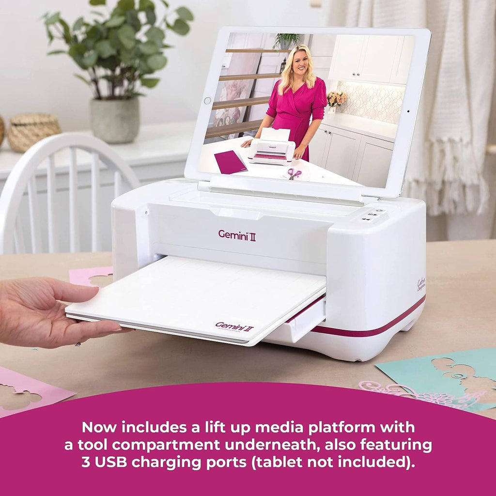 Gemini II Electric Die Cutting & Embossing Machine with Pause and Rewind 9" x 12.5" Cutting