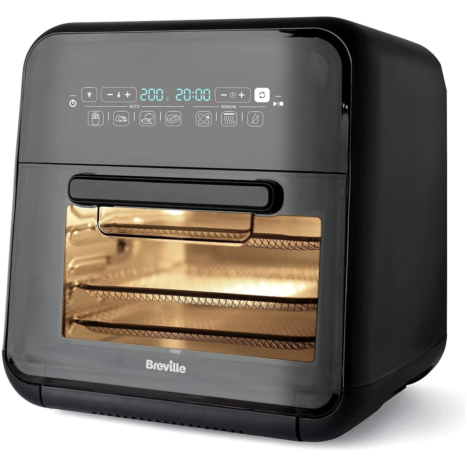 Buy BREVILLE,Breville Halo Rotisserie Air Fryer | Digital Extra Large Air Fryer Oven | 10 L | Fry, Bake & Dehydrate | 2000 W | Energy Efficient | Black and Grey - Gadcet UK | UK | London | Scotland | Wales| Near Me | Cheap | Pay In 3 | AIR FRYER / GRILL