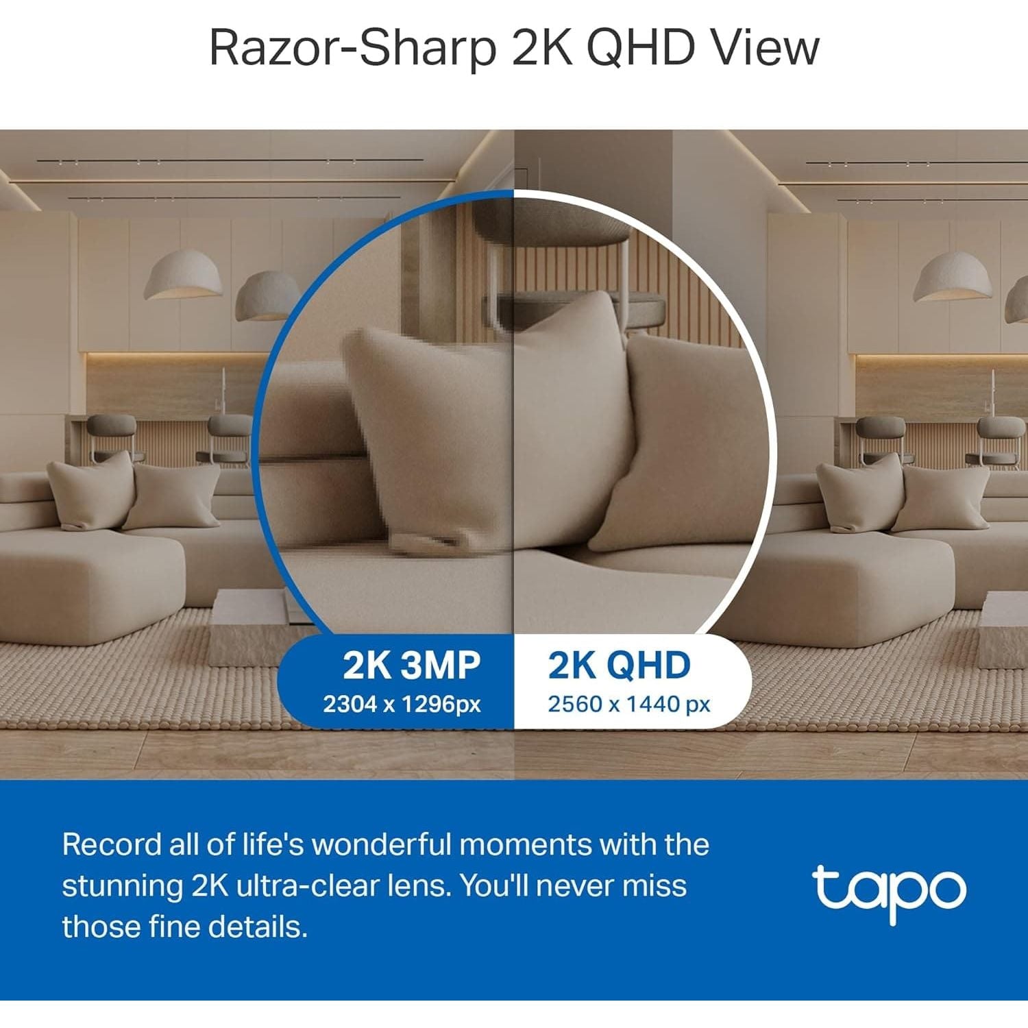 Buy Tapo,Tapo 2K QHD Indoor Pan/Tilt Security Wi-Fi Camera, AI Detection,360° Visual Coverage, Night Vision, Customizable privacy Mode, Cloud &Local Storage, Works with Alexa&Google Home(Tapo C220) - Gadcet UK | UK | London | Scotland | Wales| Near Me | Cheap | Pay In 3 | Surveillance Cameras