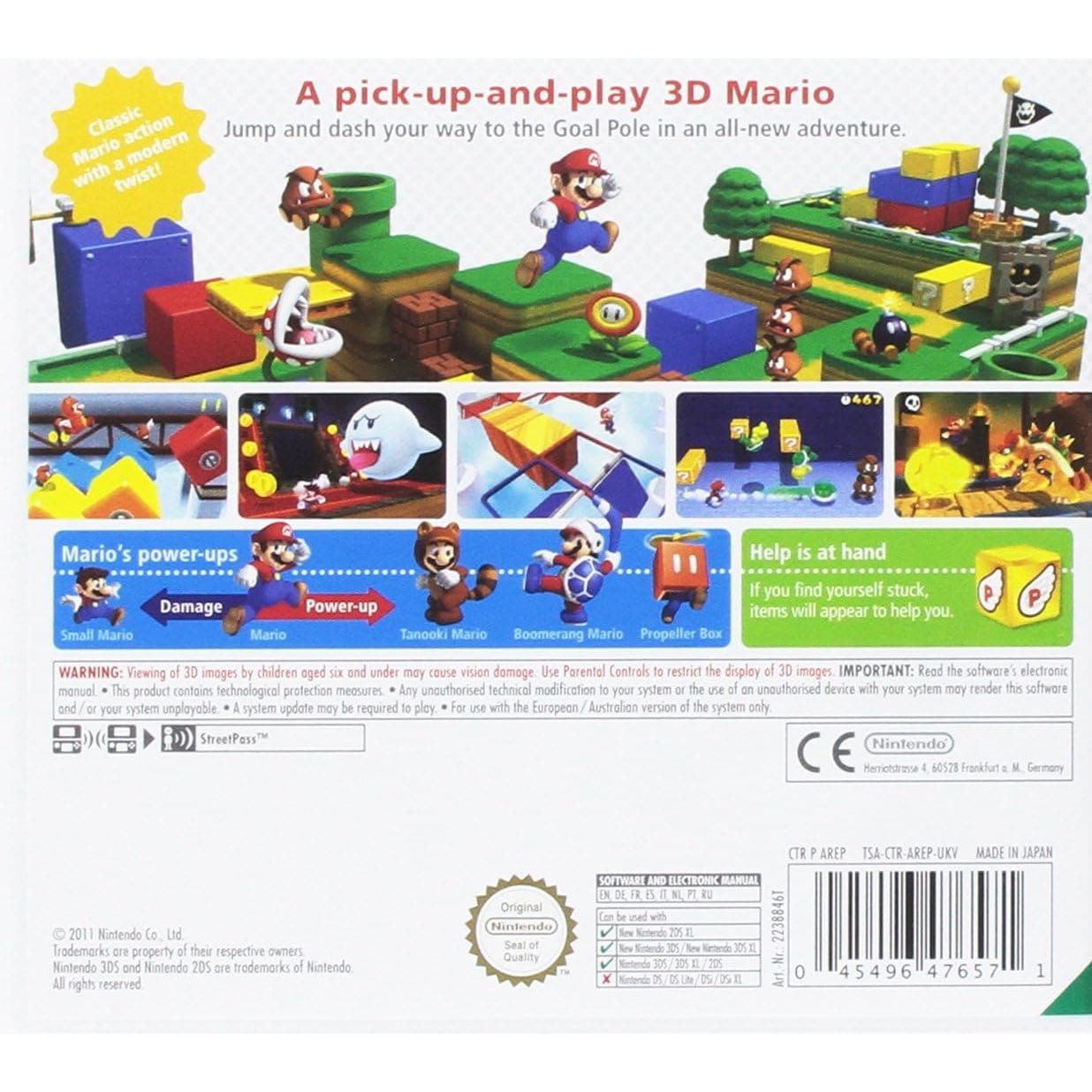 Buy Nintendo,Nintendo Selects - Super Mario 3D Land (Nintendo 3DS) - Gadcet UK | UK | London | Scotland | Wales| Ireland | Near Me | Cheap | Pay In 3 | Games