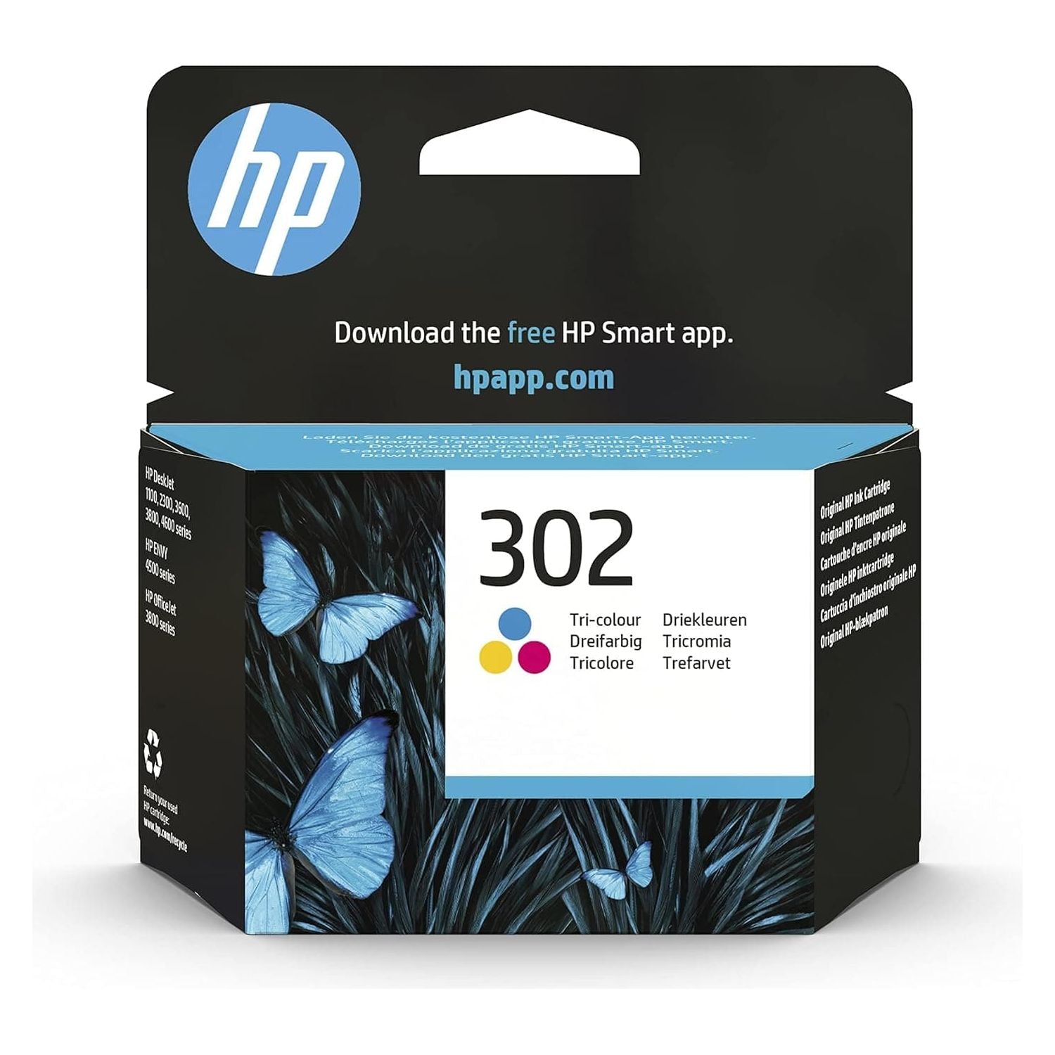 Buy HP,HP F6U65AE 302 Original Ink Cartridge, Tri-color, Single Pack - Gadcet UK | UK | London | Scotland | Wales| Near Me | Cheap | Pay In 3 | Toner & Inkjet Cartridge Refills