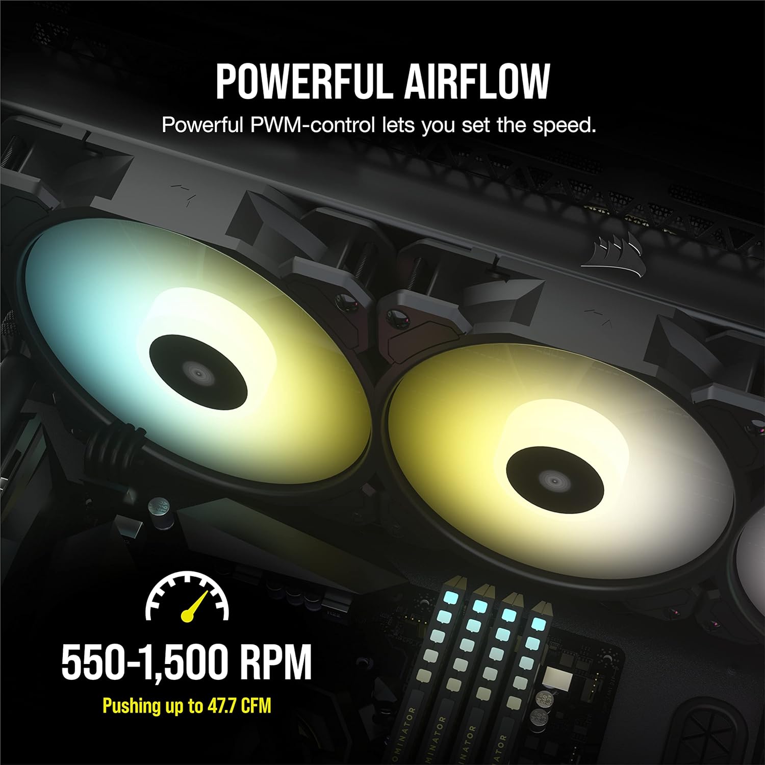 Buy Corsair,Corsair iCUE SP120 RGB ELITE 120mm PWM Triple Fan Kit - iCUE Lighting Node CORE, AirGuide Technology, 8 RGB LEDs, Low Noise (18 dBA), Up to 1500 RPM - Black - Gadcet UK | UK | London | Scotland | Wales| Near Me | Cheap | Pay In 3 | Computer Accessories
