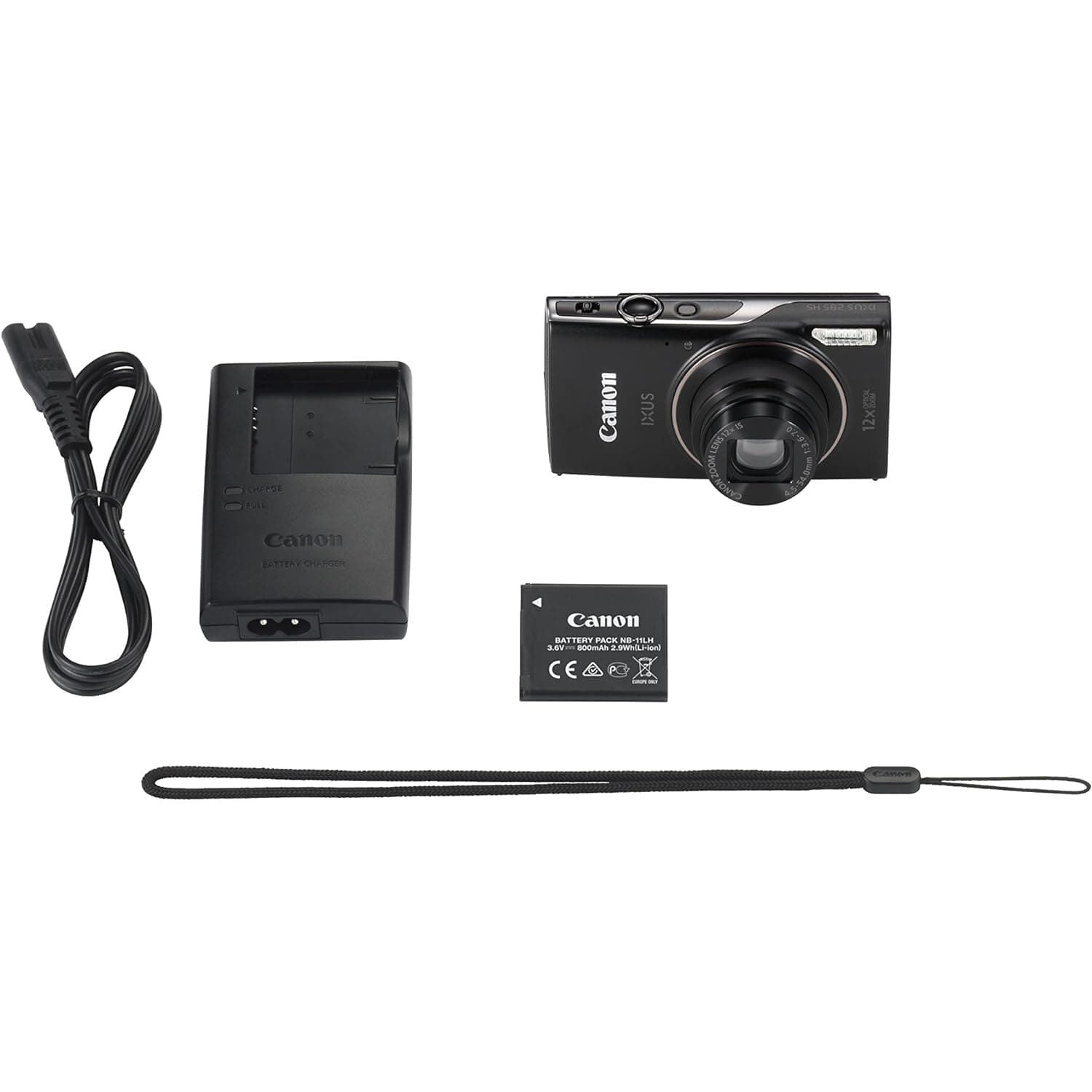 Buy Canon,Canon 2421Y85 IXUS 285 Compact Camera with 3 inch LCD Screen - Black - Gadcet UK | UK | London | Scotland | Wales| Near Me | Cheap | Pay In 3 | Digital Cameras