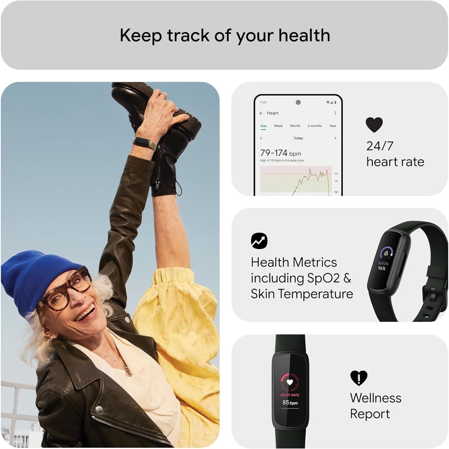 Buy Fitbit,Fitbit Inspire 3 Fitness Tracker - Black - Gadcet UK | UK | London | Scotland | Wales| Near Me | Cheap | Pay In 3 | Watch Bands