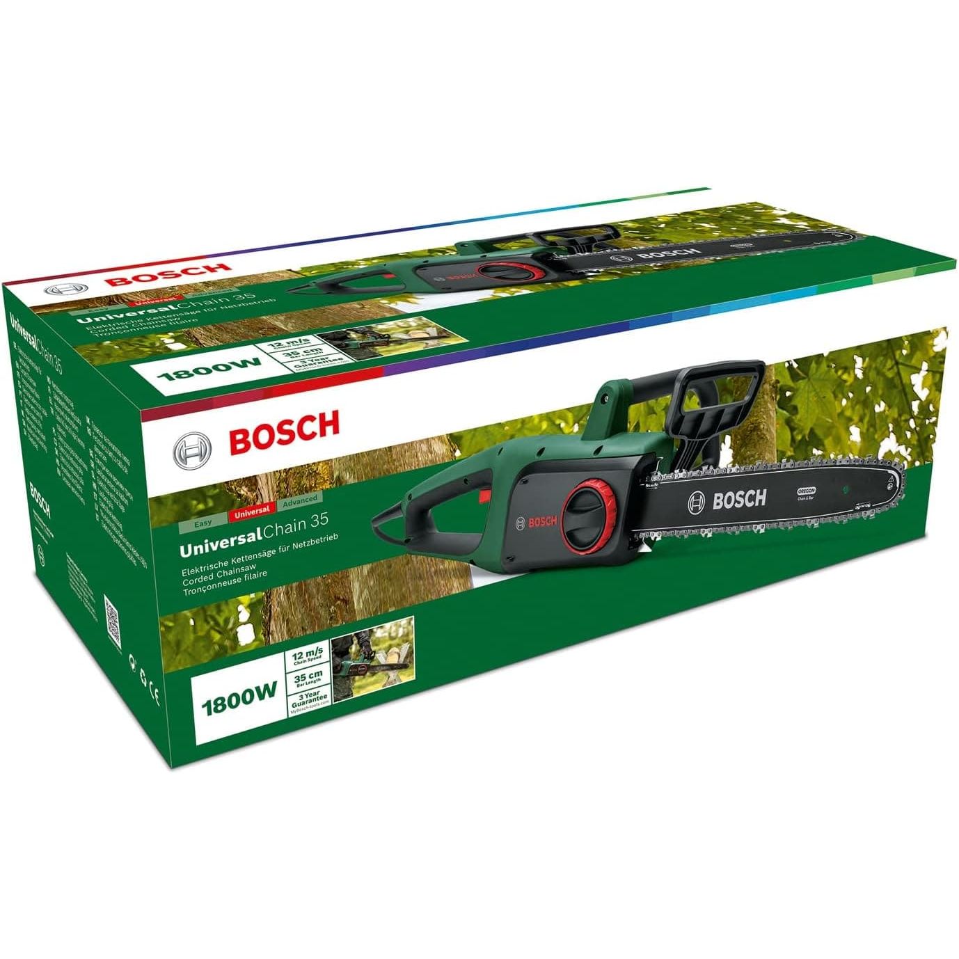 Buy Bosch,Bosch UniversalChain35 1.8W Mains fed Corded 350mm Chainsaw - Gadcet UK | UK | London | Scotland | Wales| Near Me | Cheap | Pay In 3 | Chainsaws