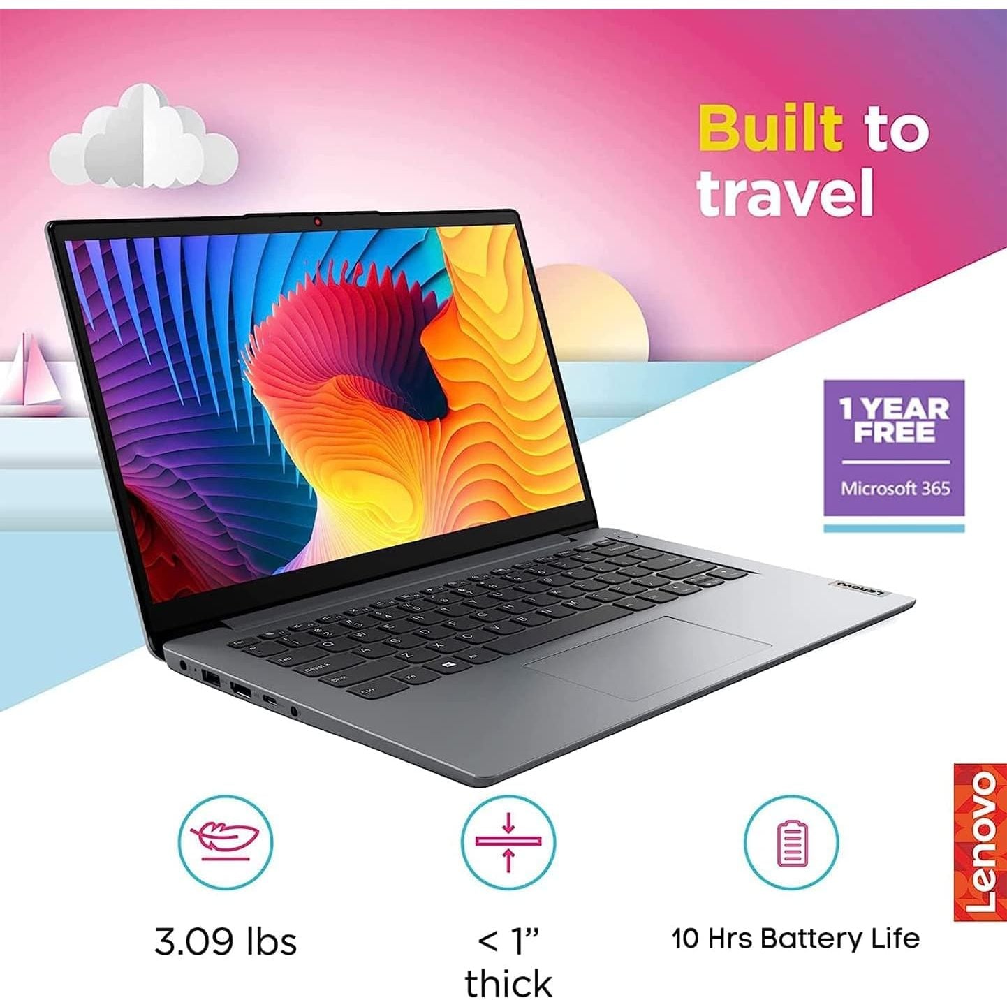 Buy Lenovo,Lenovo Ideapad 1i 14 Laptop, Intel Celeron N4020 Processor, 4GB RAM, 64GB eMMC Flash Memory, Intel HD Graphics 500 - 128 GB - Silver - Gadcet UK | UK | London | Scotland | Wales| Ireland | Near Me | Cheap | Pay In 3 | Laptops