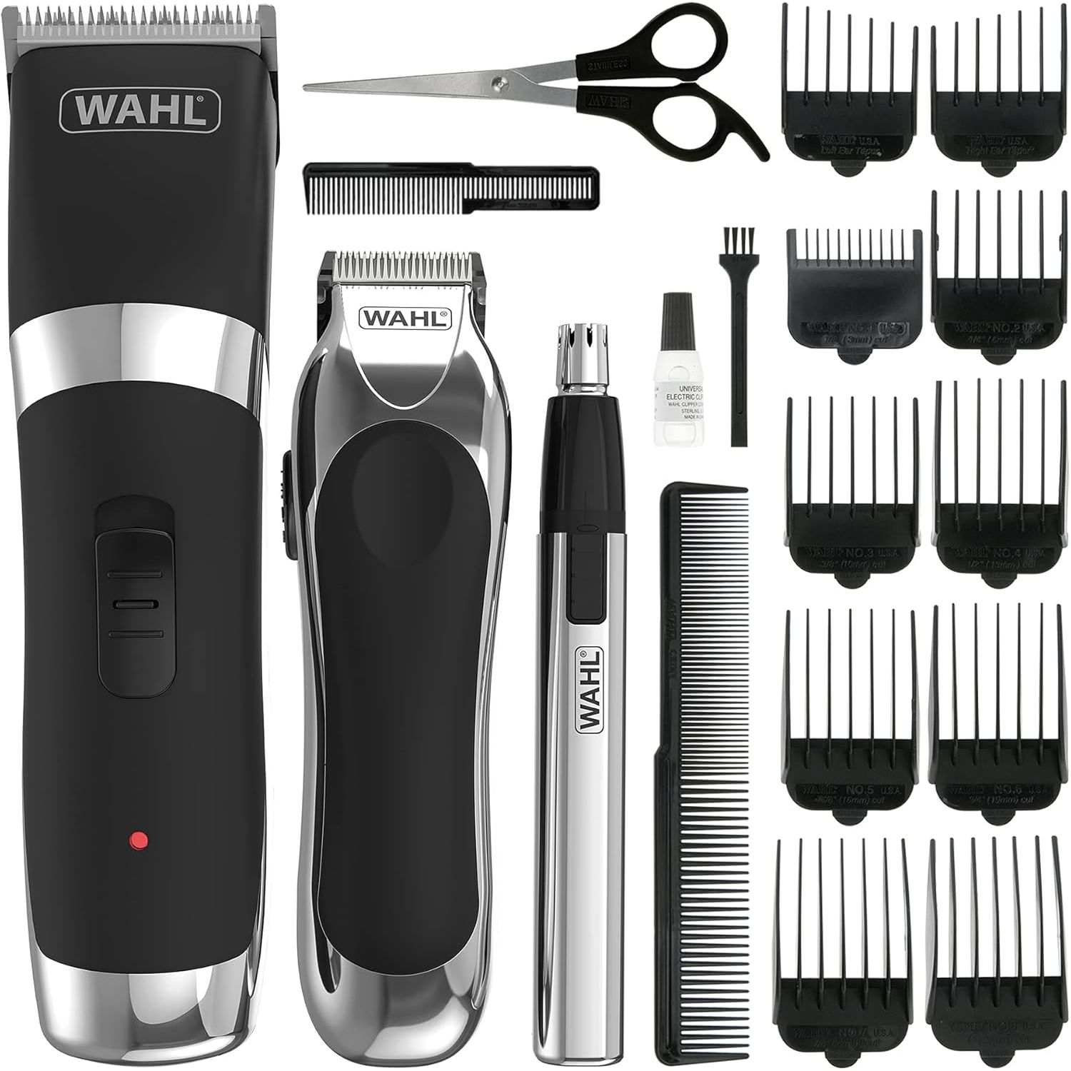 Buy Wahl,Wahl Cordless Hair Clipper & Trimmer Gift Set | Men’s Grooming Kit with Beard, Nose, Ear & Brow Trimmer - Gadcet UK | UK | London | Scotland | Wales| Near Me | Cheap | Pay In 3 | Hair Clipper & Trimmer Accessories