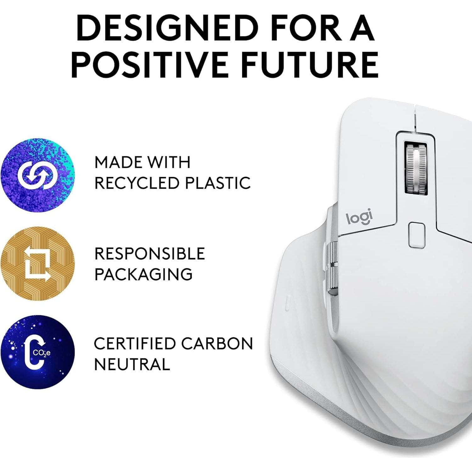 Buy Logitech,Logitech MX Master 3S for Mac - Wireless Bluetooth Mouse with Ultra-fast Scrolling, Ergo, 8K DPI, Quiet Clicks, Track on Glass, Customisation, USB-C, Apple, iPad - Pale Grey - Gadcet UK | UK | London | Scotland | Wales| Near Me | Cheap | Pay In 3 | Keyboard & Mouse