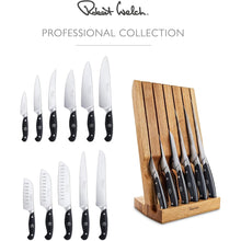 Robert Welch Professional Angle Oak Knife Block Set – 6-Piece Award-Winning Set