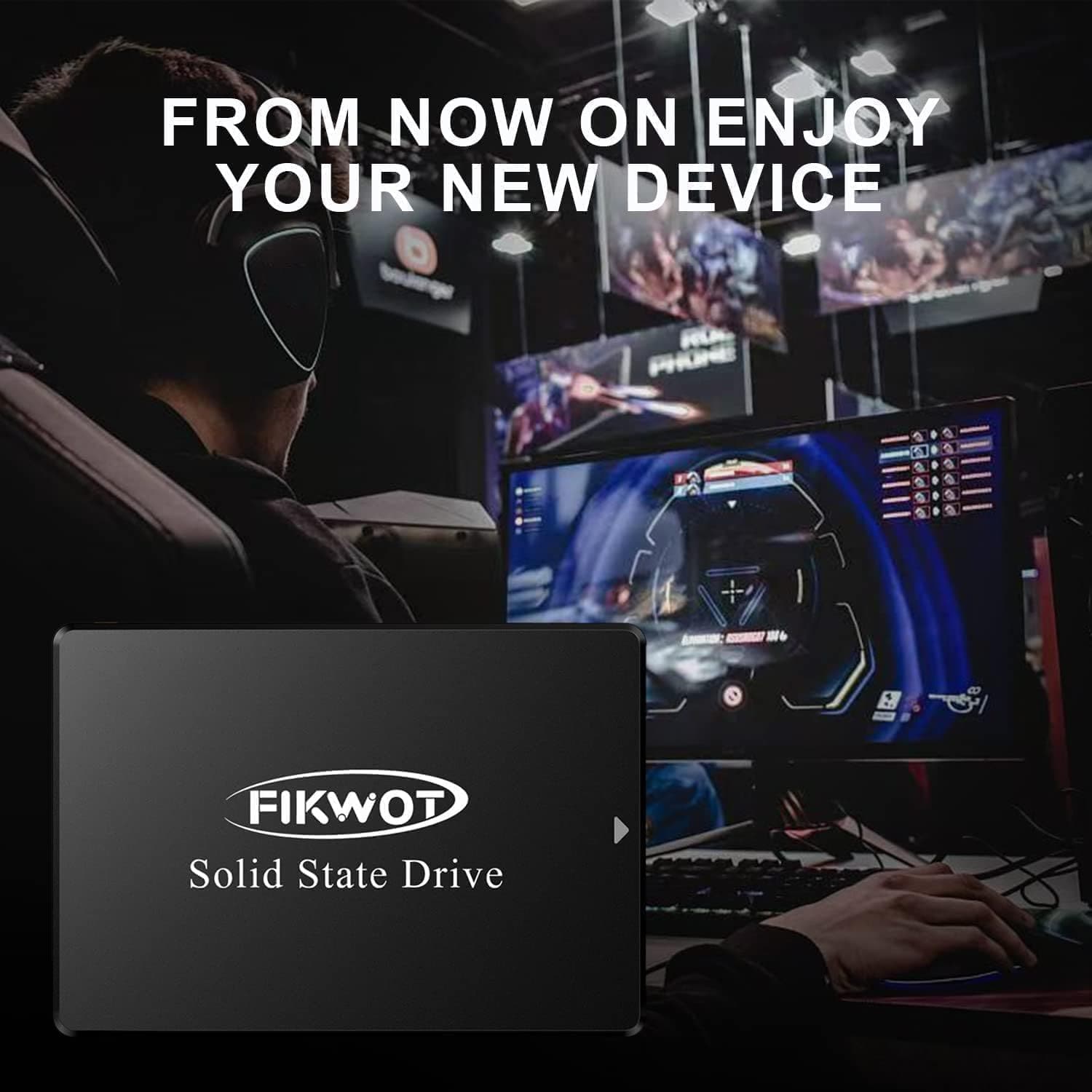 Buy Fikwot,Fikwot FS810 4TB SSD SATA III 2.5" 6GB/s, Internal Solid State Drive 3D NAND Flash (Read/Write Speed up to 550/500 MB/s) Compatible with Laptop & PC Desktop - Gadcet UK | UK | London | Scotland | Wales| Near Me | Cheap | Pay In 3 | Hard Drives