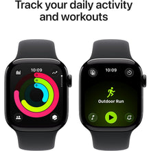 Apple Watch Series 11 GPS + Cellular 42mm Smartwatch with Jet Black Aluminium Case with Black Sport Band