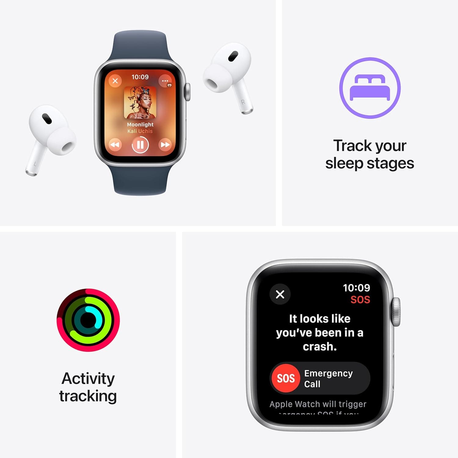 Buy Apple,Apple Watch SE 2nd Gen, 2023, GPS, 40mm Smartwatch - Midnight Aluminium Case with Midnight Sport Band (M/L) - Gadcet UK | UK | London | Scotland | Wales| Near Me | Cheap | Pay In 3 | Smart Watches