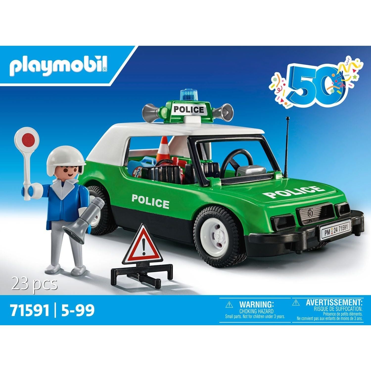 Buy Playmobil,PLAYMOBIL® Classic Police Car Anniversary Set (71591) – Retro 1970s Police Vehicle Toy - Gadcet UK | UK | London | Scotland | Wales| Near Me | Cheap | Pay In 3 | Toy
