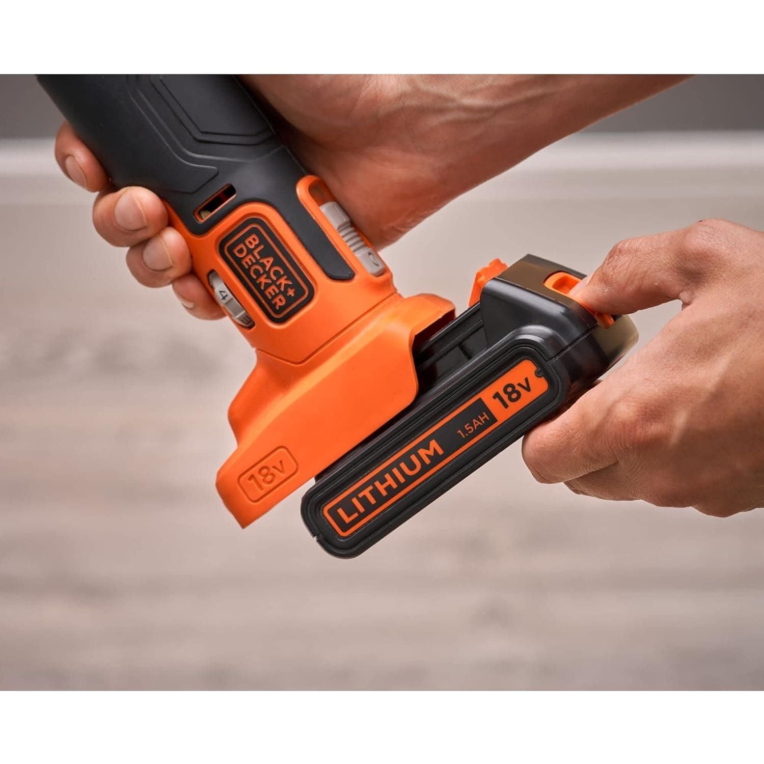 Buy BLACK+DECKER,BLACK+DECKER 18 V Lithium-Ion Battery for Power Tools - Compatible with Cordless System and Drill Ranges - 1.5 Ah - BL1518-XJ - Gadcet UK | UK | London | Scotland | Wales| Ireland | Near Me | Cheap | Pay In 3 | Hardware Accessories