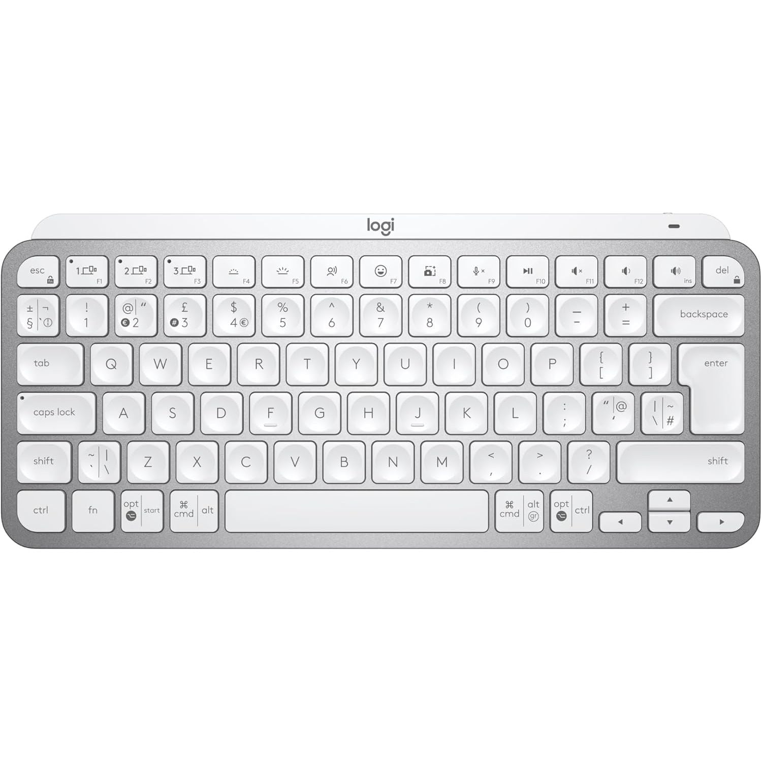 Buy Logitech,Logitech MX Keys Mini Minimalist Wireless Illuminated Keyboard – Pale Grey (QWERTY UK Layout) - Gadcet UK | UK | London | Scotland | Wales| Near Me | Cheap | Pay In 3 | Keyboards