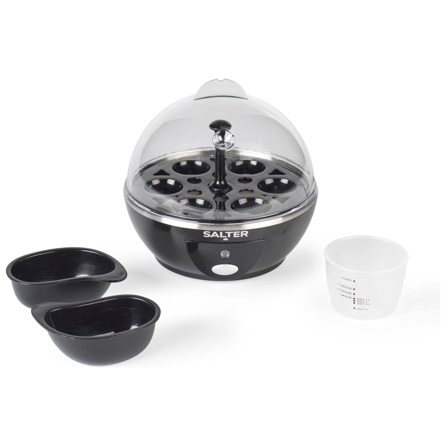Buy Salter,Salter Electric Multi Egg Cooker - 6 Egg Capacity, Soft, Hard & Poached Eggs, Includes Measuring Cup & Poaching Trays, 430W, Easy Clean & Compact - Gadcet UK | UK | London | Scotland | Wales| Near Me | Cheap | Pay In 3 | Kitchen & Home Appliances