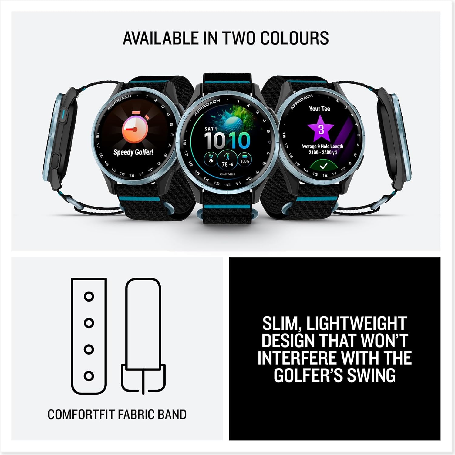 Buy Garmin,Garmin Approach J1 43mm Junior/Teen Golf GPS Watch – Black - Gadcet UK | UK | London | Scotland | Wales| Near Me | Cheap | Pay In 3 | Golf Accessory Sets