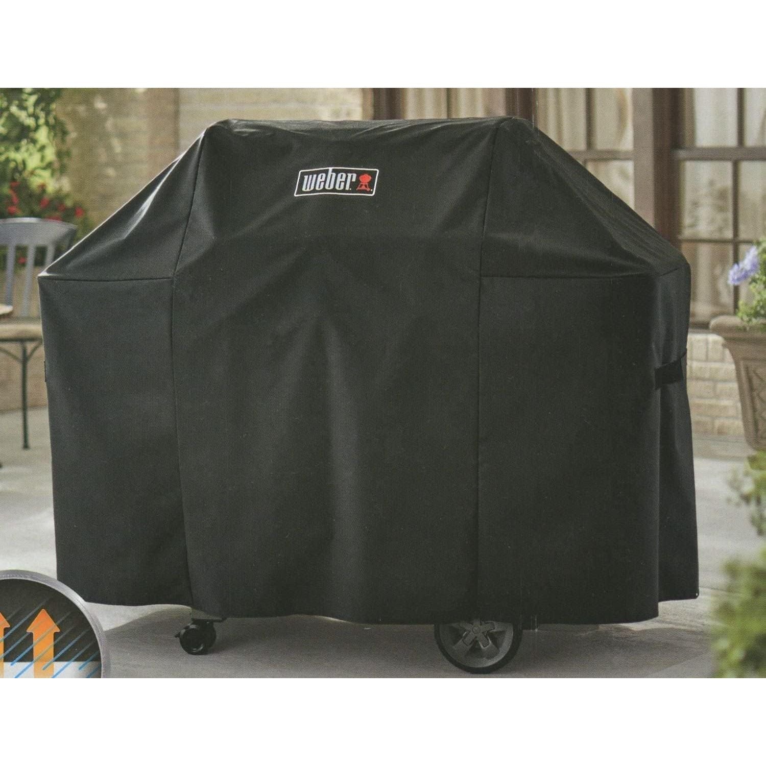 Buy Weber,Weber 7134 Premium Cover for Genesis 300 Series - Black - Gadcet UK | UK | London | Scotland | Wales| Near Me | Cheap | Pay In 3 | Kitchen Organizers