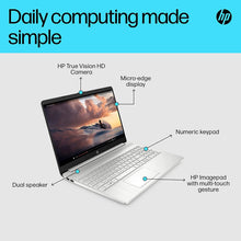 Buy HP,HP Laptop PC 15s-fq2015sa | Intel Core i3-1115G4 Processor | 8GB RAM | 256GB SSD | 15.6 inch Full HD 16:9 display | Microsoft Windows 11 Home OS | Natural Silver - Gadcet.com | UK | London | Scotland | Wales| Ireland | Near Me | Cheap | Pay In 3 | Laptops