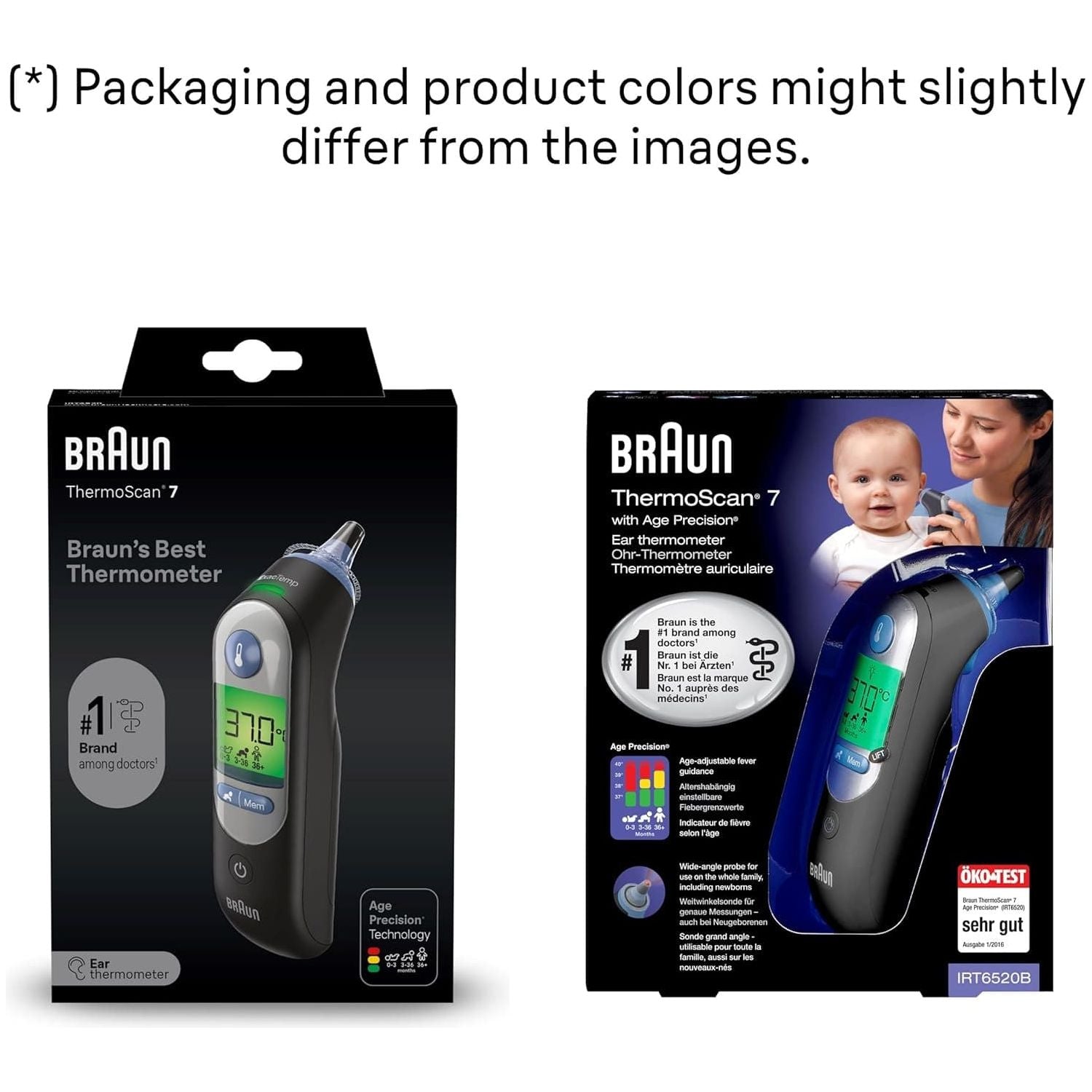 Buy Braun,Braun ThermoScan 7 Ear thermometer - Age Precision Technology - Colour-coded Digital Display - Baby and Infant Friendly - Gadcet UK | UK | London | Scotland | Wales| Near Me | Cheap | Pay In 3 | Thermometer