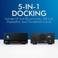 LaCie 1big Dock 10TB External Hard Drive – HDD Docking Station for PC, Mac, iPad & iPhone, Data Rescue Service (STHS10000800)