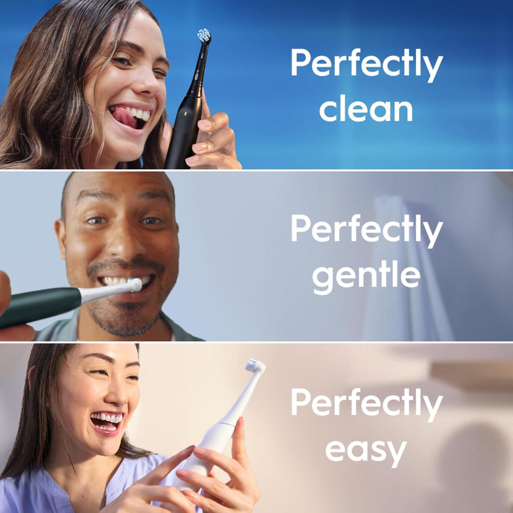 Oral-B iO2 Forest Green Electric Toothbrush with 1 Brush Head & Travel ...