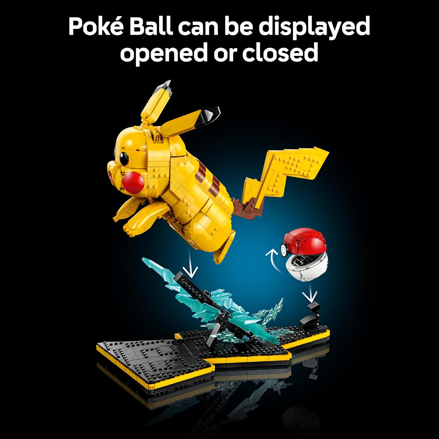 Buy LEGO,LEGO Pokémon Pikachu and Poké Ball Building Set: A Premium Masterpiece for Adult Collectors - Gadcet UK | UK | London | Scotland | Wales| Near Me | Cheap | Pay In 3 | Construction Set Toys