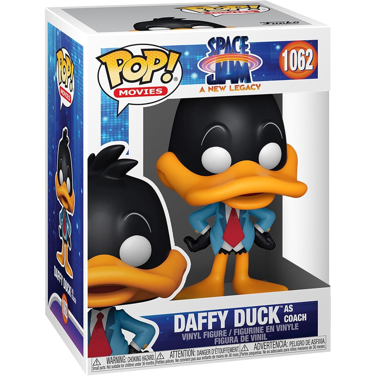 Buy Funko,Funko Pop! Space Jam: A New Legacy – Daffy Duck as Coach Vinyl Figure - Gadcet UK | UK | London | Scotland | Wales| Near Me | Cheap | Pay In 3 | Action & Toy Figures
